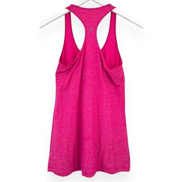 Lululemon Heathered Pink Fuchsia Loose Fit Active Tank Top - Picture 2 of 4